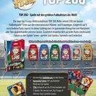 TOP 200 - Spiele mit den größten Fußballstars der Welt! Spielspaß mit insgesamt 6 Packs. Hochwertige Goldfolierung.