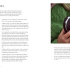 Rezepttitel: "Whoopie Pies". Links ausführliche Zubereitungsschritte. Rechts ein Kind hält einen Whoopie Pie in der Hand.