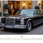 Text: "Mercedes 600", "CASARES EDITION". Ein elegantes, schwarzes Auto steht vor einem luxuriösen Gebäude mit heller Beleuchtung.