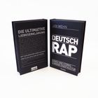 Links: "Die ultimative Liebeserklärung" mit Text über Rap. Rechts: "Jan Wehn - Deutsch Rap". Zwei schwarze Buchcover.