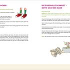 „SCHUHE SUCHEN“ und „DIE EISSCHOLLE SCHMILZT – RETTE SICH WER KANN“ sind Titel von Spielen. Illustrationen zeigen Schuhe und eine Maus.