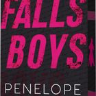"Falls Boys" von Penelope Douglas, Roman. "SPIEGEL Bestseller-Autorin" ist auf einem Aufkleber. Stapel von Büchern.