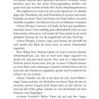 Eine Szene beschreibt einen morgendlichen Dialog in einem Speisesaal zwischen Laurence und seiner Tante sowie Emma.