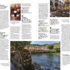 Texte: Caderousse, Châteauneuf-du-Pape, Fontaine-de-Vaucluse, L'Isle-sur-la-Sorgue. Enthält nahegelegene Weine, Mühlen.