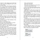 Textauszug mit Dialogen und Gedanken über familiäre Beziehungen und Konflikte. Zwei Textnachrichten: "Wie war das Gespräch mit deinen Schwestern?" und "Hast du vielleicht kurz Zeit?"