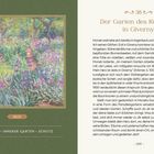 „Blütezeit - Innerer Garten - Schutz“, „Der Garten des Künstlers in Giverny“, Seite 109. 

Illustration eines blühenden Gartens.