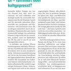 "Öl – raffiniert oder kaltgepresst?" Text über Speiseöle, ihre Fettsäuren, Herstellung und Unterschiede. Enthält Seitenzahl 107.