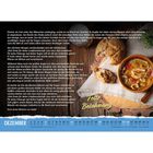 Text: Ein Märchen über Dankbarkeit, "Fette Belohnung". Kalendermonat Dezember 2023. Bild: Suppe, Brot.