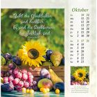 Zitat von Francis Bacon: „Nicht die Glücklichen sind dankbar, es sind die Dankbaren, die glücklich sind.“ Oktoberkalender.