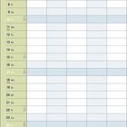 2027, Oktober, blau-grüner Kalender mit Wochentagen und Feiertagen markiert, wie Tag der Einheit.