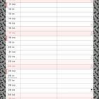 Kalenderblatt mit Monatsübersicht Oktober. Unten sind animierte Charaktere, einer als Pirat verkleidet.