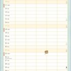 „Name, Oktober, Bereit oder nicht, ich komme!“ Kalender mit Kaninchen und Maus Illustration.