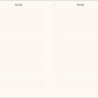 Zwei Spalten mit der Überschrift "TO DO", darunter leere, linierte Listen.