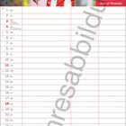 Text: Jamal Musiala, Vorjahresabbildung, KW, Oktober. 

Ein Fußballspieler in rot-weißem Trikot.