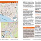 Titel: Samarinda, Übernachtung, Essen, Sonstiges, Transport. Ein Stadtplan zeigt Samarinda und seine Umgebung mit Markierungen.