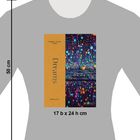 Text: "Dreams, Eternal Themes in Art, Markus Eisen." Ein T-Shirt-Design mit einem bunten Kunstmotiv. Maße: 17 b x 24 h cm.
