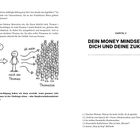 Links: Ein Cartoon zeigt "Thomas", "noch ein Thomas" und viele "Thomasse". Rechts: Kapitel 2, „DEIN MONEY MINDSET FÜR DICH UND DEINE ZUKUNFT“.