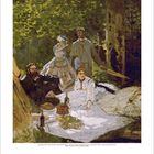 Oktober 2023, Zahlen 1 bis 31. Illustration: Menschen picknicken im Wald auf einer weißen Decke mit Essen und Wein.