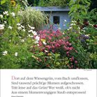 „SEPTEMBER 20-27, 36. Woche. Gedicht von Omar Chayyām. Foto von Ute und Bernd. Blumengarten mit bunter Vielfalt und Hütte.“