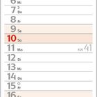 Kalenderblatt für Oktober 2027 mit Feiertagen wie Erntedankfest und Tag der Deutschen Einheit. Herbstliche Waldszene oben.