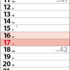 Kalender für Oktober 2027 mit Feiertagen: Tag der Deutschen Einheit am 3., Nationalfeiertag am 26., Reformationstag am 31.