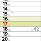 Kalender für Oktober 2027: Feiertage sind "Tag der Deutschen Einheit" am 3. und "Reformationstag" am 31.