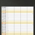 10-2027 Kalender mit Wochenübersicht und Feiertagen, darunter Text über Feiertagsregelungen.
