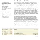 Ernst Wilhelm Nay, Chromatische Figuren, 1947, Öl auf Leinwand. Zitat: "Aber ich bin ein Mensch der Gegenwart...". 14. Juni, Zwillinge.