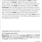 Text über die Geschichte des Orient-Express ab 1883. Namenstage und berühmte Geburtstage am 17. Dezember sind angegeben.