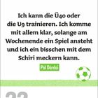 Zitat von Pál Dárdai über das Trainieren von Fußballteams. Datum: 22. September, Mittwoch. Fußball-Icon rechts.
