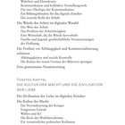 Kapitel 4: "Das Menschliche in Zeiten des Wandels bewahren" und Kapitel 5: "Die Kultur der Macht und die Zivilisation der Liebe".