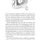 Seite 8. Illustration: ein fliegendes Pferd mit Flügeln, links daneben die Zahl 1.

Text: Reena fährt früh morgens zum Reiterhof durch Nebel.