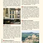 "Herausragende Sehenswürdigkeiten" ist der Titel, gefolgt von Beschreibungen für Sarlat-la-Canéda, Dordogne-Tal, Château de Beynac.