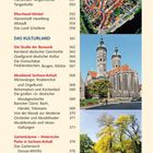 Inhaltsverzeichnis mit Themen wie Radfahren, Wandern, Aktivitäten am Wasser und Reisen mit Kindern. Bilder zeigen Outdoor-Szenen.