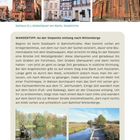 WANDERTIPP: An der Stepenitz entlang nach Wittenberge. Oben Fotos von historischen Gebäuden, unten Landschaftsansichten.