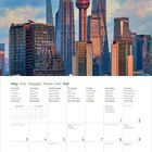 Kalenderblatt für Mai 2027, Wochentage in mehreren Sprachen. Skyline von Shanghai mit markanten Wolkenkratzern.