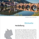 Vorderseite: Juni 15, Dienstag. Rückseite: Heidelberg in Baden-Württemberg wird beschrieben. Bild: Alte Brücke und Altstadt.