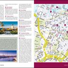 Texte: 

Auckland City-Beschreibung, Maritime Museum, Ferry Building, Queen Street, Art Gallery, Sky Tower. 

Links Text, rechts Karte.