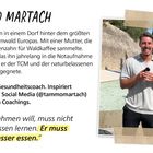 Tammo Martach, Gesundheitscoach. Zitat: „Er muss wieder besser essen.“ Foto eines lächelnden Mannes im Freien.