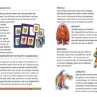 MEMORY (4 Spielbretter). Die Regeln für Memory sind sehr einfach. 

WELCHES UNGEHEUER BIST DU HEUTE? (3 Spielbretter). Ungeheuer mit eigener Persönlichkeit.

Illustrationen von fantasievollen Kreaturen wie Medusa, Bigfoot, Bakeneko und Gargoyle sind zu sehen.