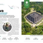 Java: Kultur und Geschichte, umgeben von Vulkanen. Unterkunftshinweise auf S.180. Karte von Indonesien, Bild von Borobudur.