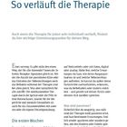 "So verläuft die Therapie. Auch wenn die Therapie für jeden sehr individuell verläuft, findest du hier wichtige Orientierungspunkte."
