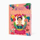 5 Minute Genius Stories: Frida Kahlo. Zehn Geschichten über eine visionäre Künstlerin. Illustration: Frida mit Blumen.
