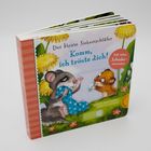 "Der kleine Siebenschläfer: Komm, ich tröste dich! Mit tollen Schiebeelementen." Zwei niedliche Tiere mit Tüchern.