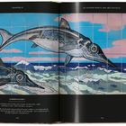 "Chapter IV: Of Ancient Wings and Art Nouveau. Ichthyosaurus. Heinrich Harder, 1982." Darstellung eines Meeresreptils.