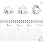 Eine durchsichtige Angelegenheit! Sagt mein Mensch. Kalender für November. Eine Katze kämpft sich aus einem Kürbis heraus.