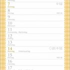 Notel. Stammeldungen in der Nachtstube. Illustration eines Waldbaumläufers an einem Baum. Kalenderblätter für November.