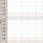 Kalenderblatt: November, montags beginnend. Feiertage: Allerheiligen, Martinstag, Volkstrauertag, Buß- und Bettag, Totensonntag.