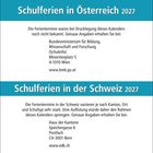 **Schulferien in Österreich 2027**

Informationen unter:
Bundesministerium für Bildung
Schulinfo, Wien
www.bmb.gv.at

**Schulferien in der Schweiz 2027**

Informationen unter:
Haus der Kantone, Bern
www.edk.ch