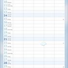 „Ich habe nachgemessen - du bist großartig!“ Illustration: Giraffe und Kind auf einem Ast. November-Kalenderblatt.